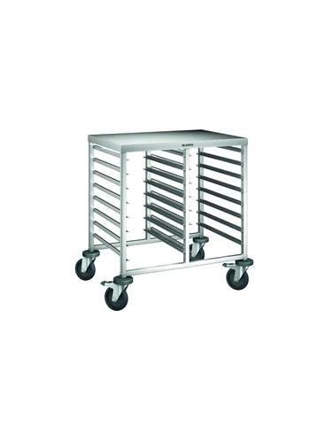 Blanco Regalwagen Aus Rostfreiem Edelstahl Mit Stahlverzinkten Rollen RWRA 850 2 Blanco Regalwagen Aus Rostfreiem Edelstahl Mit Stahlverzinkten Rollen RWRA 850 – Bild 2