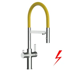 Niederdruck 3 Wege Wasserhahn Küchenarmatur Spültischmischer FC, Schwarz Matt, Mit 360° Schwenkbarem Grau Auslauf Und Abnehmbare 2 Strahl Handbrause -Wenko Verkäufe c4d33ce1 5041 4a63 83ba fc4161d6f31c 1 scaled