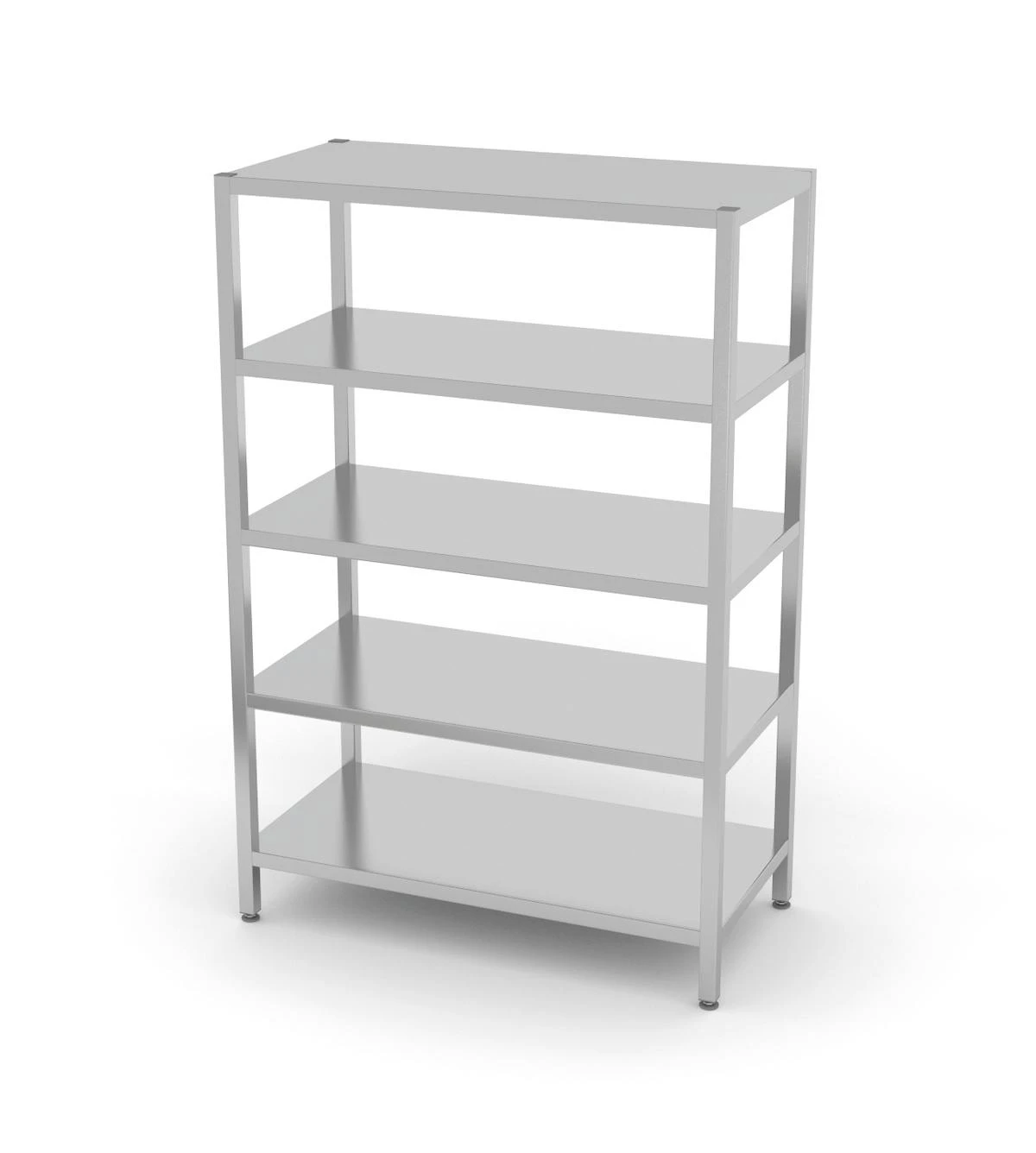 Edelstahl Gastro-Lagerregal Mit 5 Ablagefächern | AISI 430 Qualität | HxBxT 180x100x70 6 Edelstahl Gastro-Lagerregal Mit 5 Ablagefächern | AISI 430 Qualität | HxBxT 180x100x70 – Bild 6