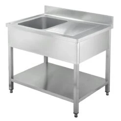 Edelstahl Spültisch ECO Mit Grundboden 10x7 + Becken Links -Wenko Verkäufe ca16d5a8 b2b1 4c7c b069 c7a68707e962