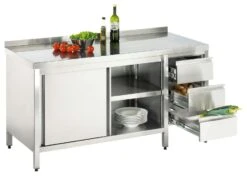 GGG Arbeitsschrank Mit Schubladenblock, Mit Aufkantung -Wenko Verkäufe ced87859 34ff 44ff 87e4 15618e93ca9f