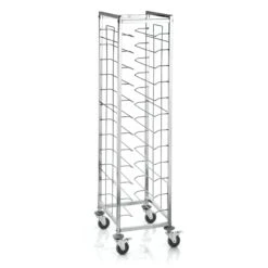 WAS Germany - GN Tablettwagen Trolley Mensa, 1/1 Für 2x10 Tabletts, Silber, 80 X 60 X 165 Cm, MDF/Alu (1955253) -Wenko Verkäufe d3b4c1ca 0742 45a0 bb29 a6ba74e5d06a 12