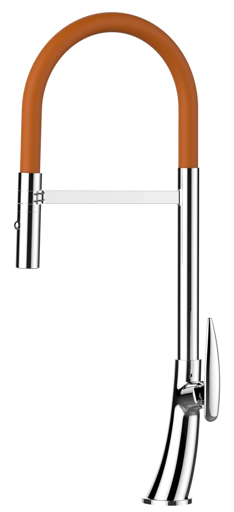 Wasserhahn Küchenarmatur Spültischmischer, Verchromt Mit 360° Schwenkbarem Orange Auslauf, Abnehmbare 2 Strahl Handbrause, Leaf Design 1 Wasserhahn Küchenarmatur Spültischmischer, Verchromt Mit 360° Schwenkbarem Orange Auslauf, Abnehmbare 2 Strahl Handbrause, Leaf Design