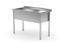 Edelstahl Gastro-Spültisch Mit Scharniertüre | AISI 430 Qualität | HxBxT 85x60x70 -Wenko Verkäufe e13bb334 51a2 4437 b999 790373bf92ea