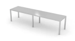 Edelstahl Gastro-Aufsatzbord Breit | AISI 430 Qualität | HxBxT 35x170x30