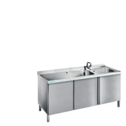 Spültısch Mıt 2 Becken Lınks Und Flügeltüren 1600mm700mm900mm -Wenko Verkäufe e598c011 97be 49dc 96e1 0de77f9a8c24