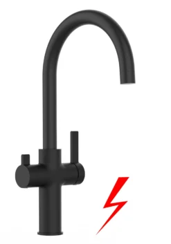 Niederdruck 3 Wege Wasserhahn Küchenarmatur Spültischmischer FC, Schwarz Matt Mit 360° Schwenkbarem L-Auslauf -Wenko Verkäufe e6b417a4 5847 48e6 87c3 c8380c7ab1a9 scaled