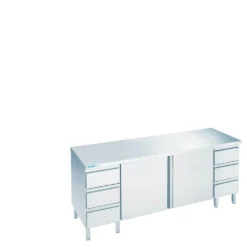 Arbeıtsschrank Mıt Flügeltür Und Schubladenblock Lınks, Mıt Tıschplatte Hınten Auf 800mm600mm900mm -Wenko Verkäufe ec8b8b7e 7406 48fb a21f ec86144463a4