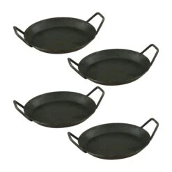 3 Stück Im Set Servierpfanne Aus Schmiedeeisen Mit Zwei Seitengriffen, ø 20cm -Wenko Verkäufe ef63cbb5 33e7 4e48 a22f e6431eb044ae
