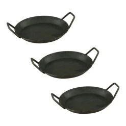 3 Stück Im Set Servierpfanne Aus Schmiedeeisen Mit Zwei Seitengriffen, ø 20cm -Wenko Verkäufe f2613949 47de 41af b282 47294b453be2
