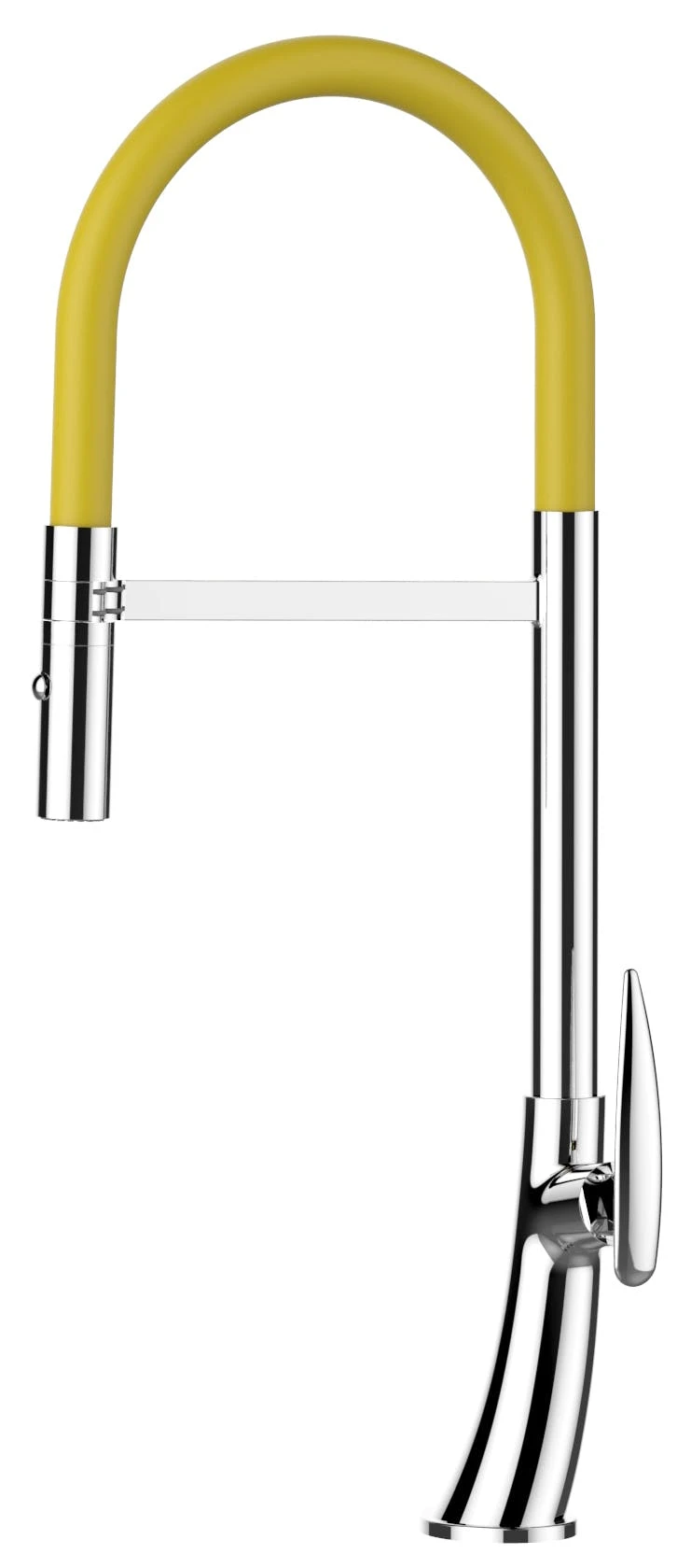 Wasserhahn Küchenarmatur Spültischmischer, Verchromt Mit 360° Schwenkbarem Orange Auslauf, Abnehmbare 2 Strahl Handbrause, Leaf Design 2 Wasserhahn Küchenarmatur Spültischmischer, Verchromt Mit 360° Schwenkbarem Orange Auslauf, Abnehmbare 2 Strahl Handbrause, Leaf Design – Bild 2