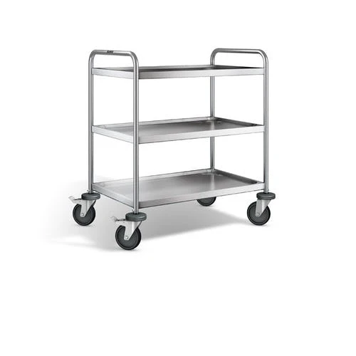 Blanco Servierwagen Aus Rostfreiem Edelstahl Mit Stahlverzinkten Rollen SW 8 X 5-2 3 Blanco Servierwagen Aus Rostfreiem Edelstahl Mit Stahlverzinkten Rollen SW 8 X 5-2 – Bild 3