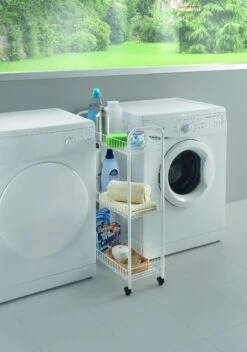 3 Etagen Allzweckwagen Etagenwagen Rollwagen Küchenwagen Rollregal Nischenregal -Wenko Verkäufe fd33a131 df18 404a 82d9 db355f416849