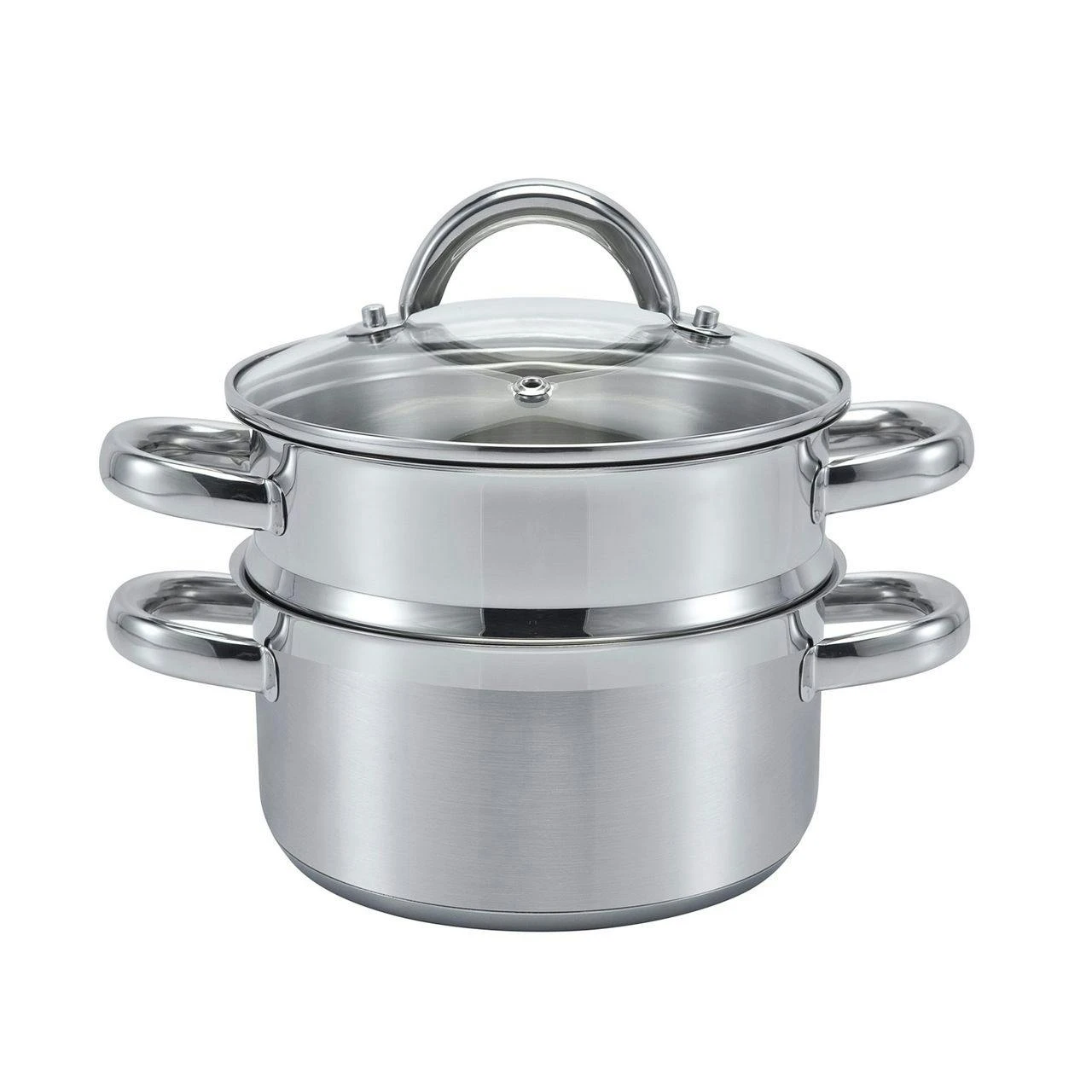 SSW Vitalo Dampfgarer Dampfkochtopf Kochtopf Edelstahl Ø 16 Cm 1,6 L 3-teilig 1 SSW Vitalo Dampfgarer Dampfkochtopf Kochtopf Edelstahl Ø 16 Cm 1,6 L 3-teilig