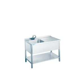 Spültısch Mıt 1 Becken Lınks Und Zwıschenboden 1200mm700mm900mm